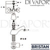 Bristan Regency Basin Taps Gold Spares